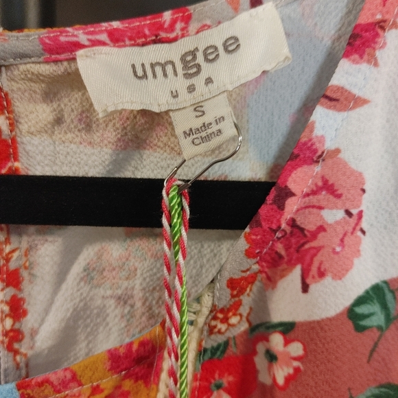 Umgee Floral Small Dress, NWT - Picture 5 of 10